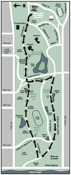AIDS Walk San Francisco route